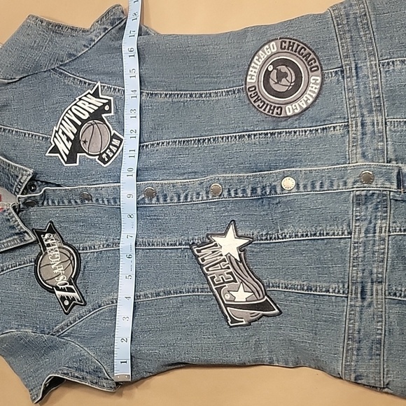 Le More Sports Team Cities Embroidered Denim Dress, Size 1X (CHECK MEASUREMENTS) - Picture 11 of 14